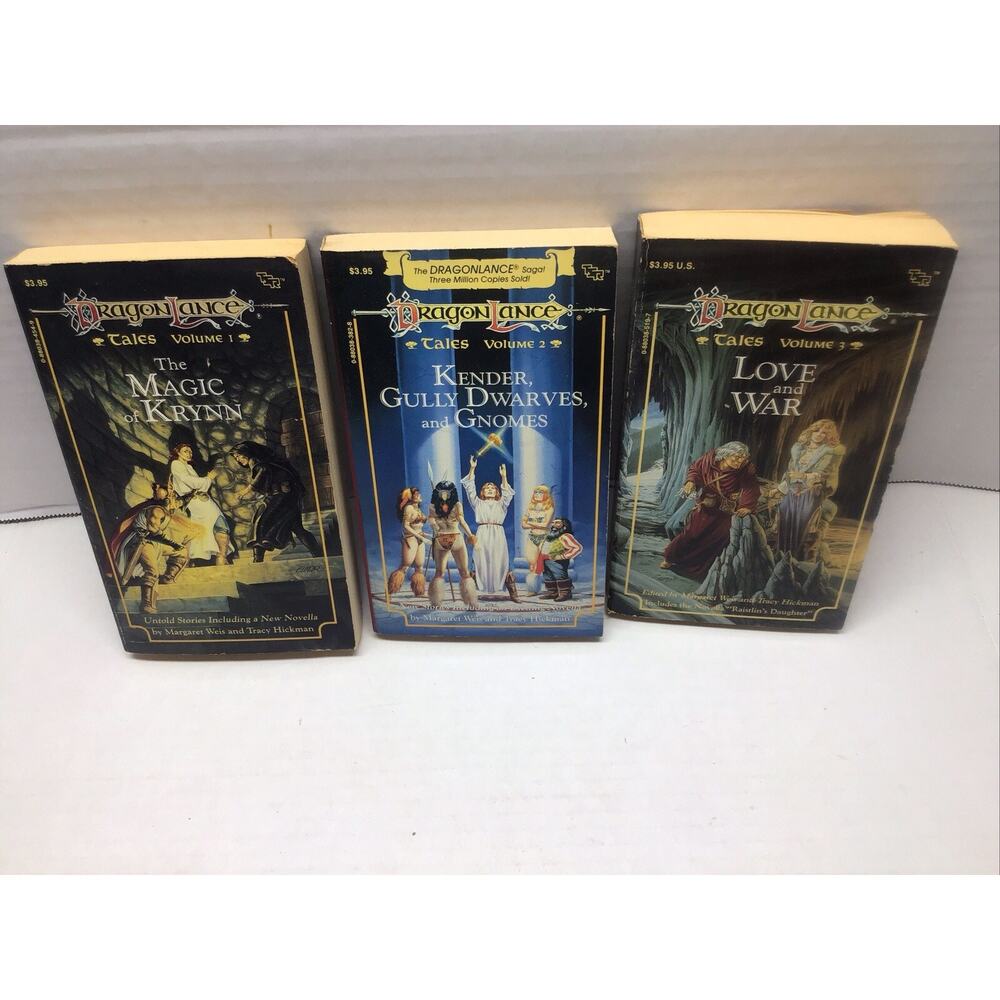 Dragonlance Tales Series 1 Complete Vol 1-3 TSR 1987 Weiss Hickman